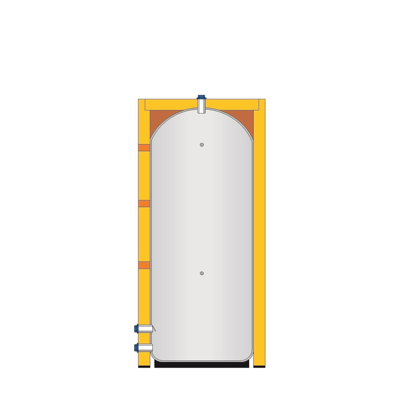 Ohřívač vody zásobníkový pro přípravu TV - 4854l (SMALVER) IVAR.EUROTANK VS 5000