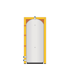 Ohřívač vody zásobníkový pro přípravu TV - s možností instalace topných vložek - 749l IVAR.EUROTANK VS1 800