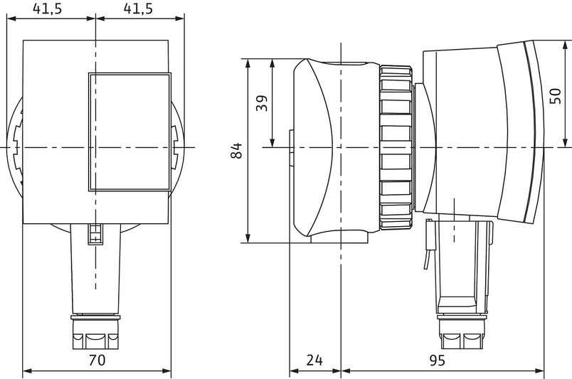 Mokroběžné čerpadlo s vysokou účinností Wilo Star-Z NOVA G1-PN10, 1x230V, 5W