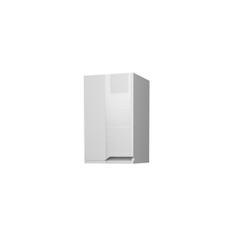 Nízká, závěsná skříňka Plano Davos Levá, bílá A0016 35 x 23 x 58 cm