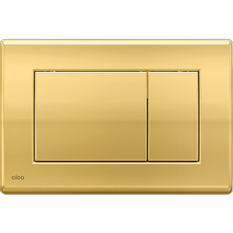 Ovládací tlačítko Alcadrain (Alcaplast) pro předstěnové instalační systémy, zlatá-lesk M275