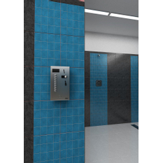 Vestavěný automat pro čtyři až dvanáct sprch, 24 V DC, volba sprchy automatem, přímé ovládání SLZA 02MZ, antivandal