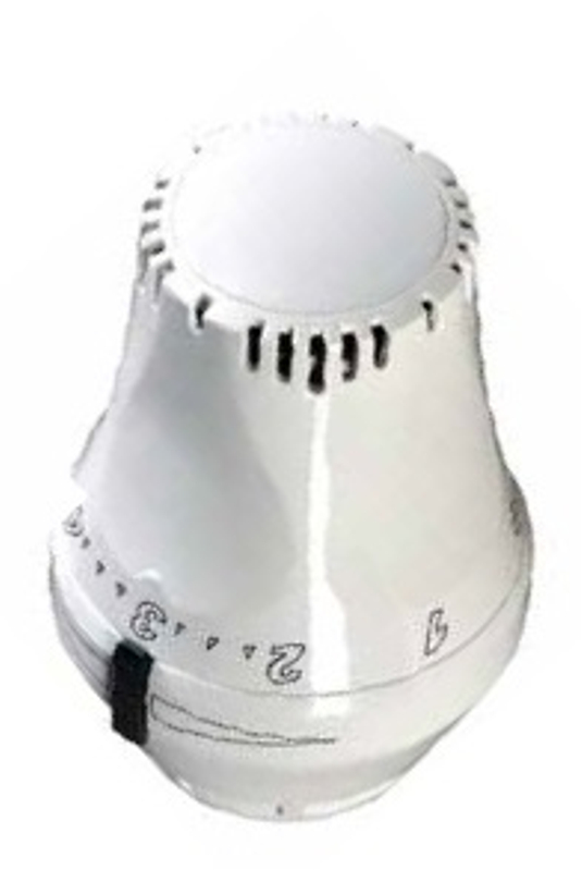Hlavice termostatická Lipovica pro armatury spodního připojení SP, bílá