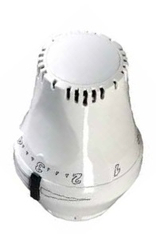 Hlavice termostatická Lipovica pro armatury spodního připojení SP, bílá