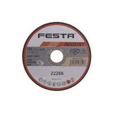 Kotouč řezný FESTA 22266 INDUSTRY na kov 125x1x22,2mm