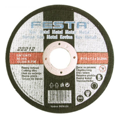 Kotouč řezný FESTA 22219 na kov 150x1,2x22,2mm