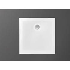 Vanička sprchová z litého mramoru Kermi Koralle EXD čtvercová 800 x 800 x 30 mm, bílá s protiskluzovou ochranou anti-slip