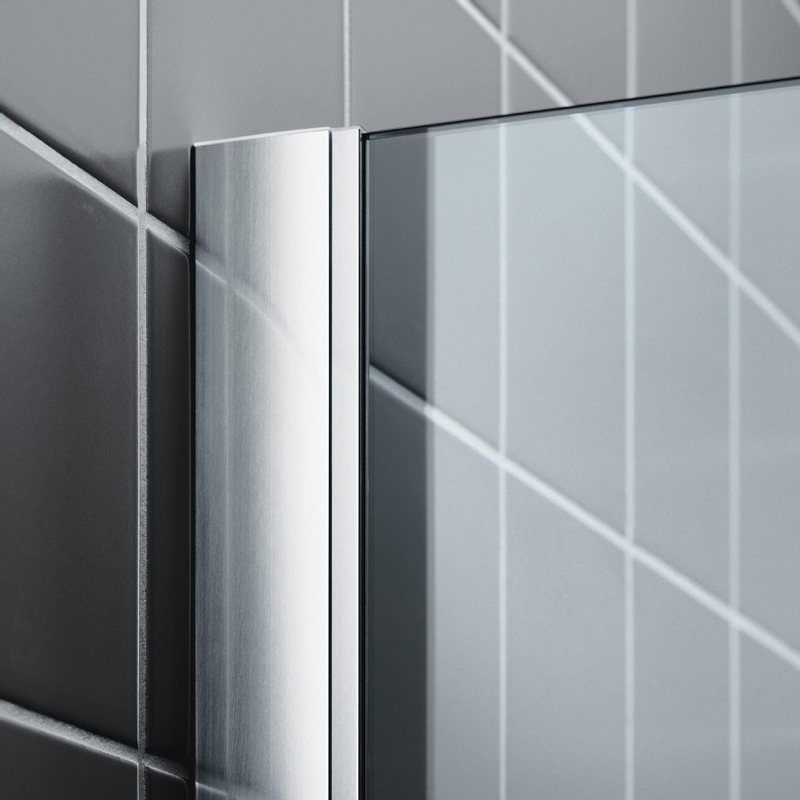 Zkrácená boční stěna vedle vany Kermi Filia XP FXTVD čiré ESG sklo s úpravou KermiCLEAN 75 x 160 cm