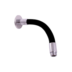 Držák flexibilní boční pro hlavovou sprchu 23 cm MD0741C, barva černá/chrom, rozměr 23 cm